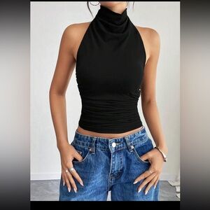 Halter Black Top